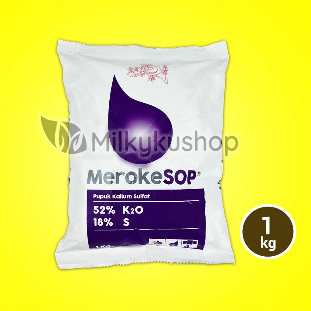 PUPUK MEROKE SOP 1 KG  KEMASAN PABRIK HIDROPONIK KALIUM SULFAT