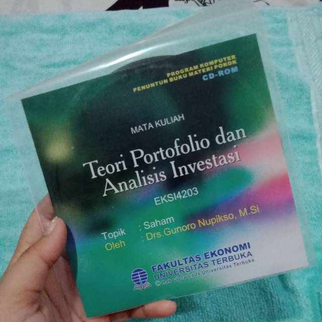 Jual CD UT EKSI 4203 TEORI PORTOFOLIO DAN ANALISIS INVENSTASI | Shopee ...