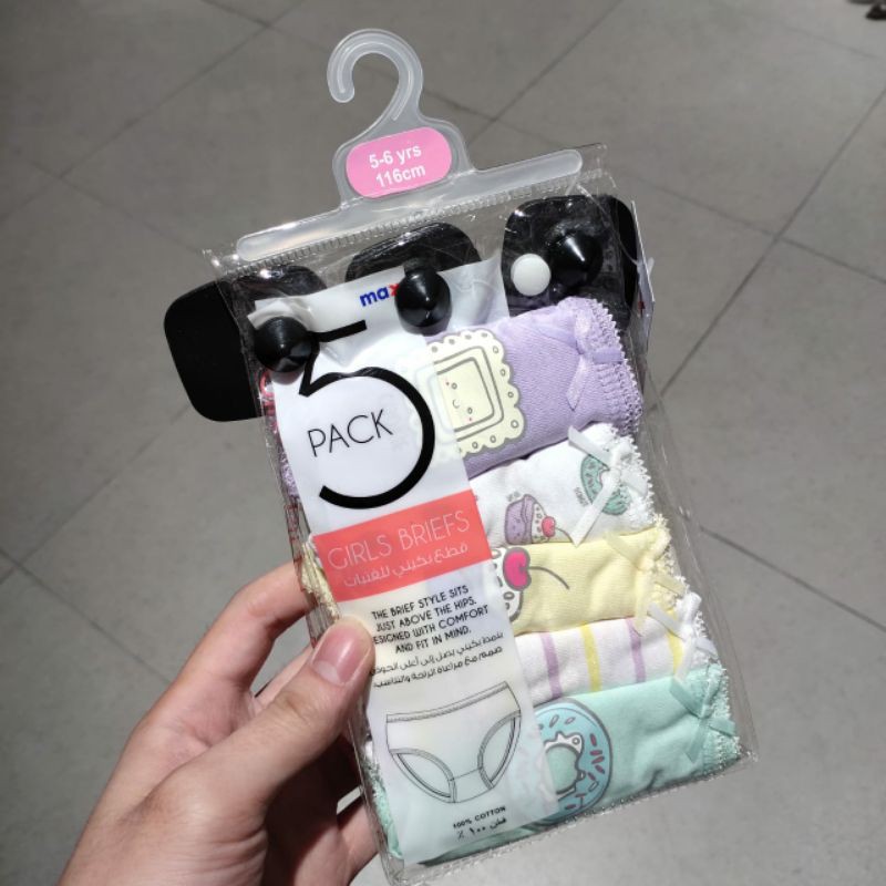 Celana Dalem MAX FASHION Kids Cewek isi 5pcs