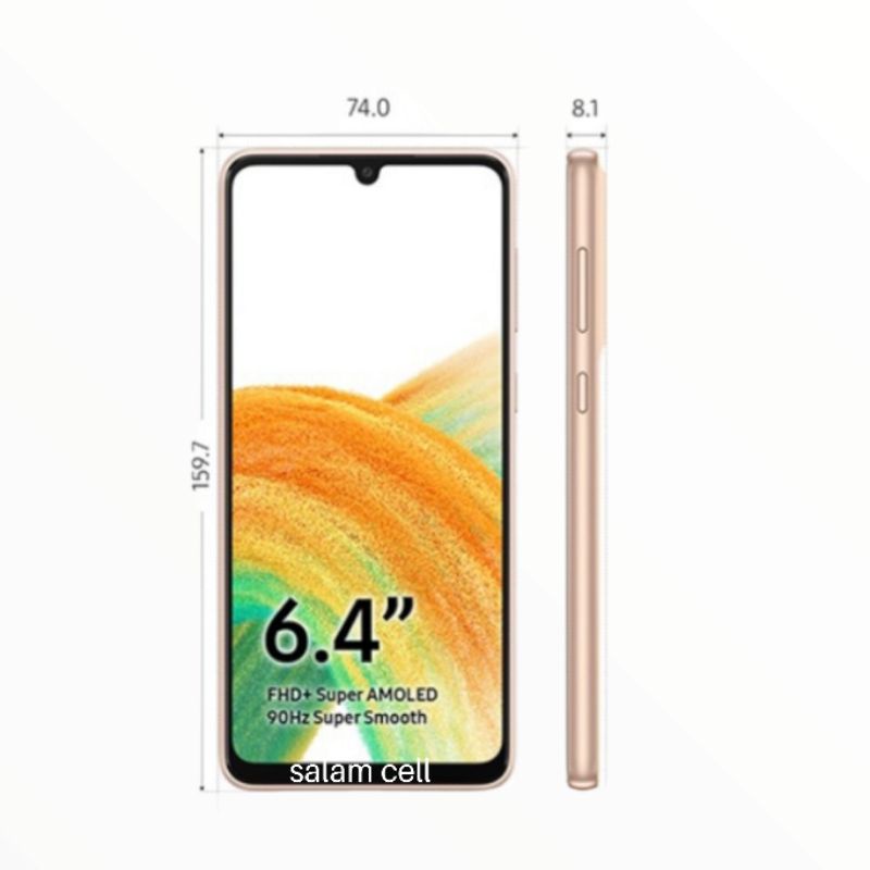 Samsung A33 RAM 8/256GB NFC Camera 48Mp Baterai 5.000Mah Garansi Resmi-1
