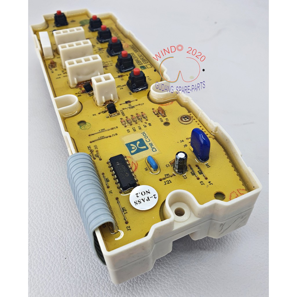 MODUL PCB MESIN CUCI LG FUZZY LOGIC WF H700PC WF L700TC WF H777TC soket 6 KODE EBR3558