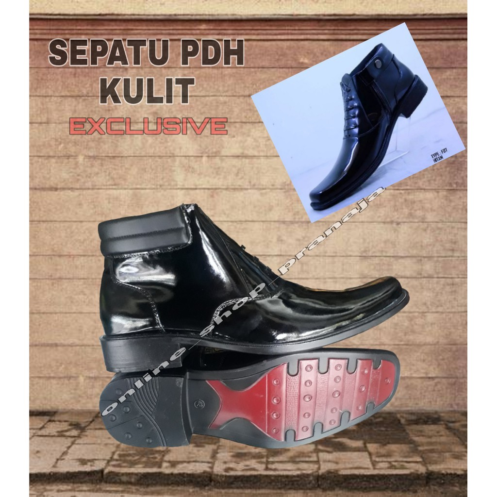 SEPATU PDH TNI/ SEPATU PDH POLRI/ SEPATU PDH/ SEPATU KULIT