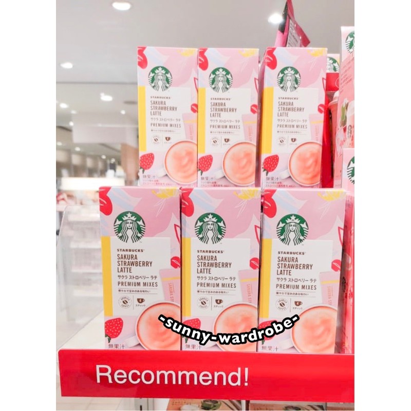 

Ready Starbucks Sakura Strawberry Latte Japan Isi 4 Pcs