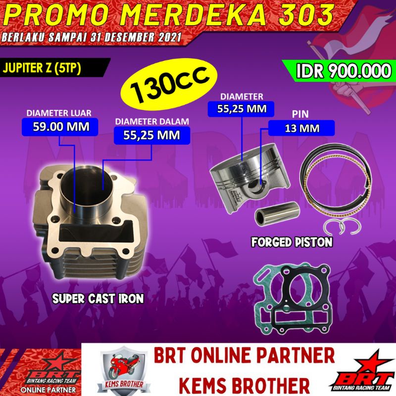 BLOK BRT JUPITER Z BOREUP 130CC
