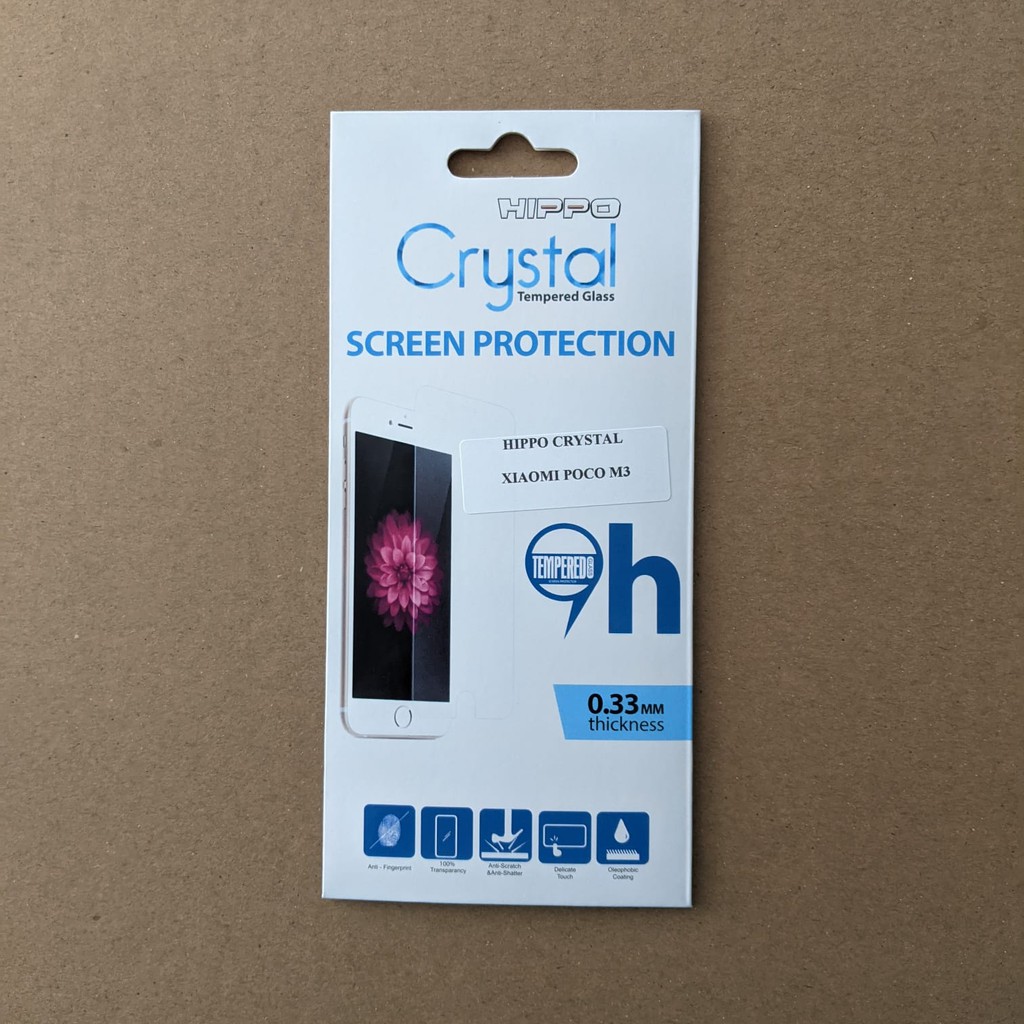 Tempered Glass POCO M3 Hippo Crystal