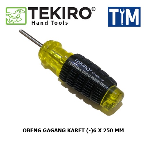 TEKIRO Obeng Gagang Karet - 6 x 250 mm