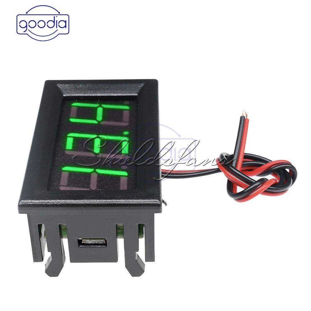 ღ[IN STOCK/COD]ღ 0.56&quot; 2/3 Wire DC4.5/4.7/5V-30V Voltmeter LED Display Volt Voltage Meter Panel