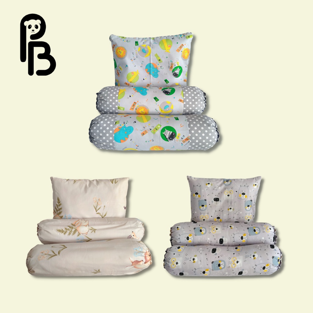 Precious Baby / SARUNG BANTAL &amp; GULING Anak (Size M) / Sarung Bantal dan Guling Bayi / Baby Pillow and Bolster / Child Pillow and Bolster