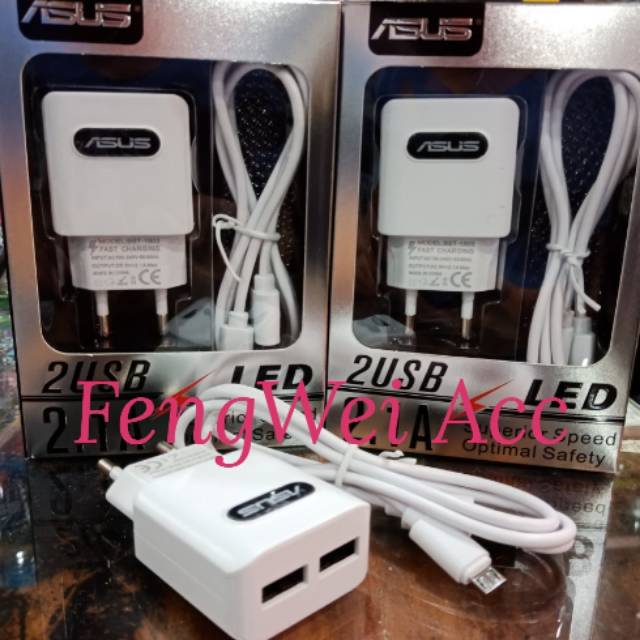 Charger Casan TC LED Asus Superior 2USB 2.1A