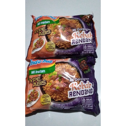 

NEW indomie kebab rendang