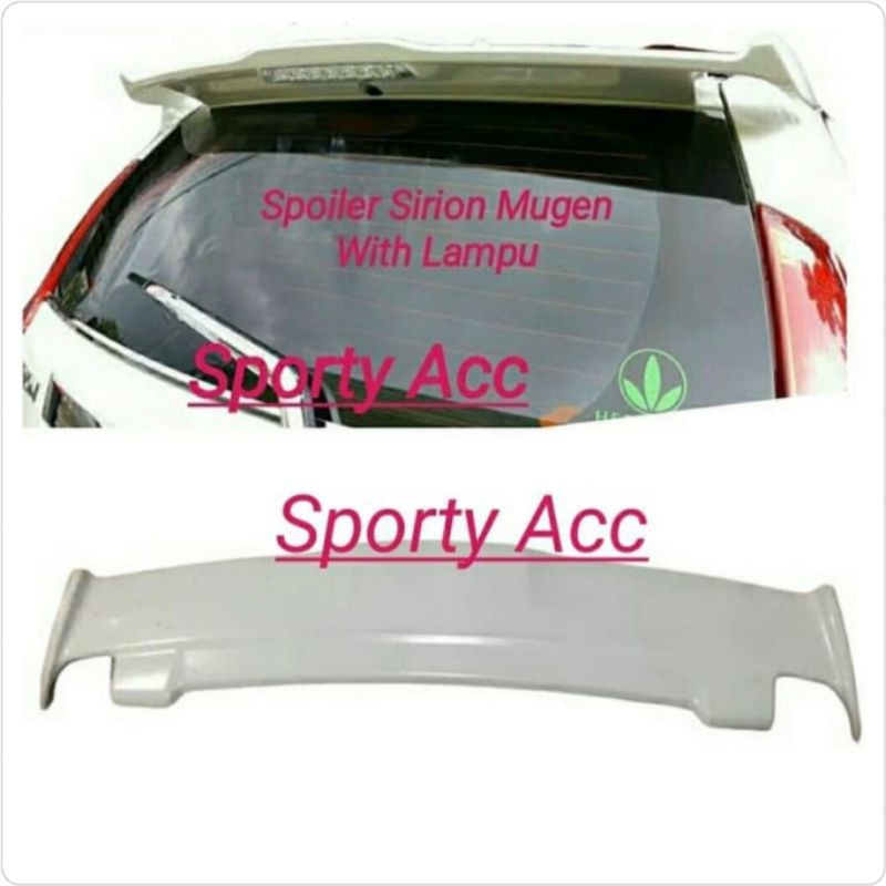 Spoiler Sirion  With Lampu Rem