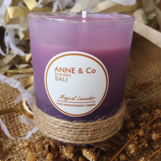 Anne & Co Bali || Magical Lavender Aromatherapy Candle Lilin Bali