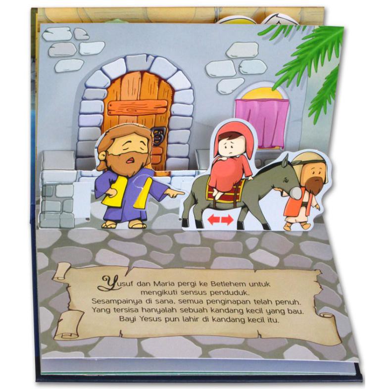 BUKU POP-UP CERITA ALKITAB KELAHIRAN YESUS