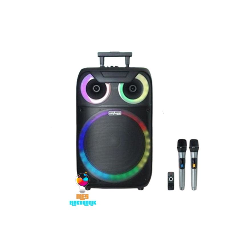 Speaker Active Portable Advance K1512-H 15&quot; Free Mic