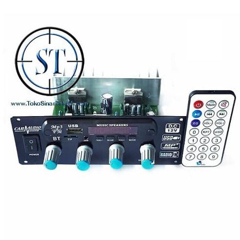 Kit Power Aktif Speaker 80W + Mp3 Bluetooth Ic Tda 2005 Dc 12V Sitekni88 Juara