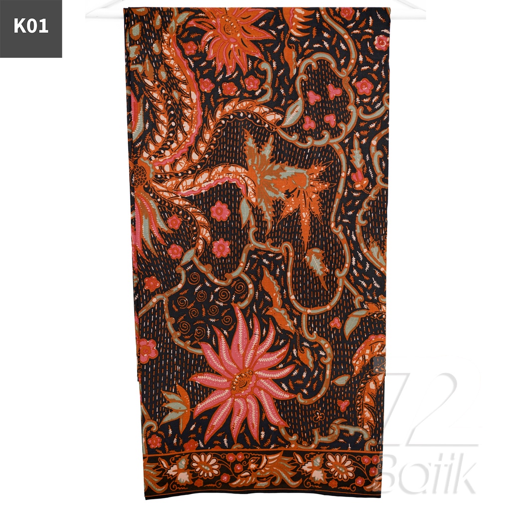 KAIN BATIK PREMIUM Bahan Katun Motif Phoenix Alam Warna Coklat 721881 Cap 72 Jarik Jarit Samping Kebat Panjang Batik Katun Modern Premium Bahan Seragam Batik Pernikahan Kantor Keluarga Murah Kamen Jadi Batik Bali Lembaran