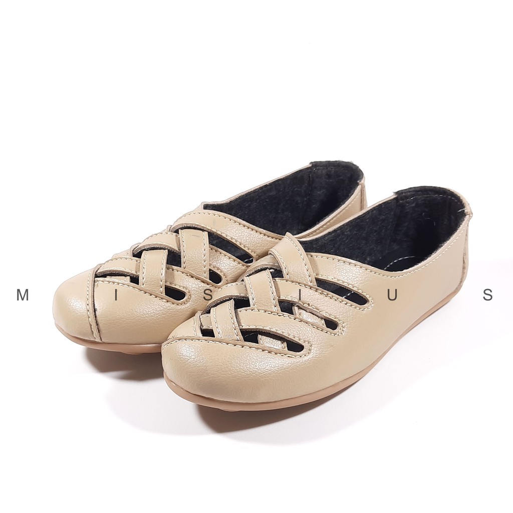 Sepatu Wanita Slip On JINORA Model Jaring