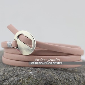 Gelang Leather Kulit Colorful Anslow Jewelry Simple Hot 2017