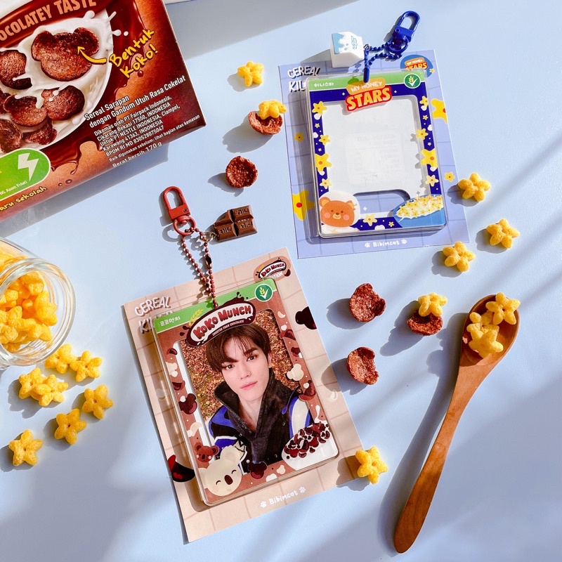 

HJK Cereal Killer Acrylic Kpop Photocard Card Holder / PC Frame by Bibimcat