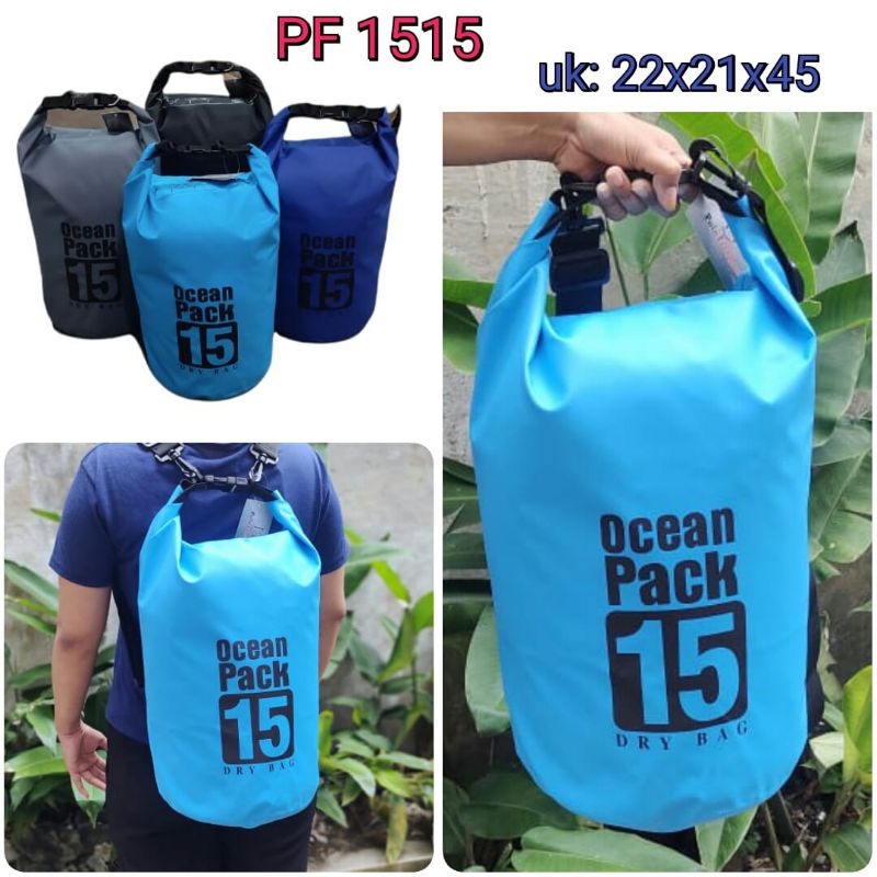 DRY BAG POLO ORI WATERPROOF SPORT BEST SELLER TERLARIS TERMURAH 5 10 15 20 30L TAS OLAHRAGA