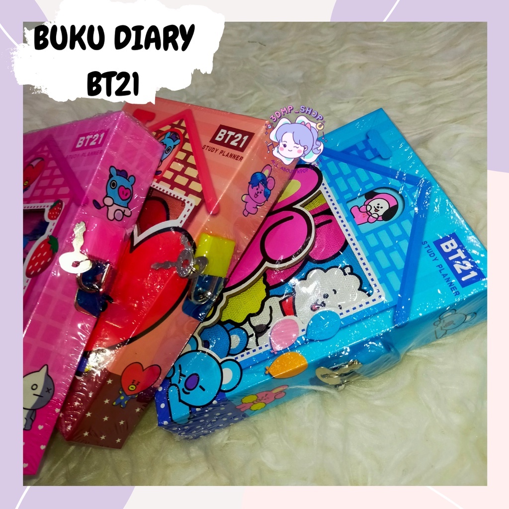 Buku Notes diary bt21