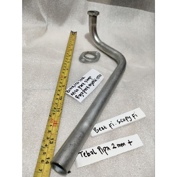 leher knalpot pipa leheran kanalpot spacy tebal beat fi Scoopy fi pipa knalpot pipa exhaust Honda ma