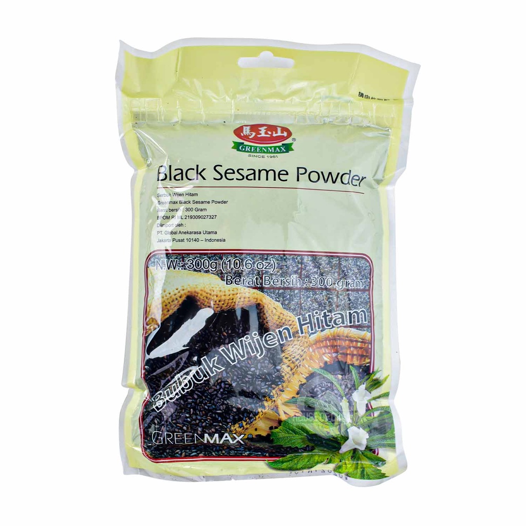 Greenmax Black Sesame Powder 300 Gr