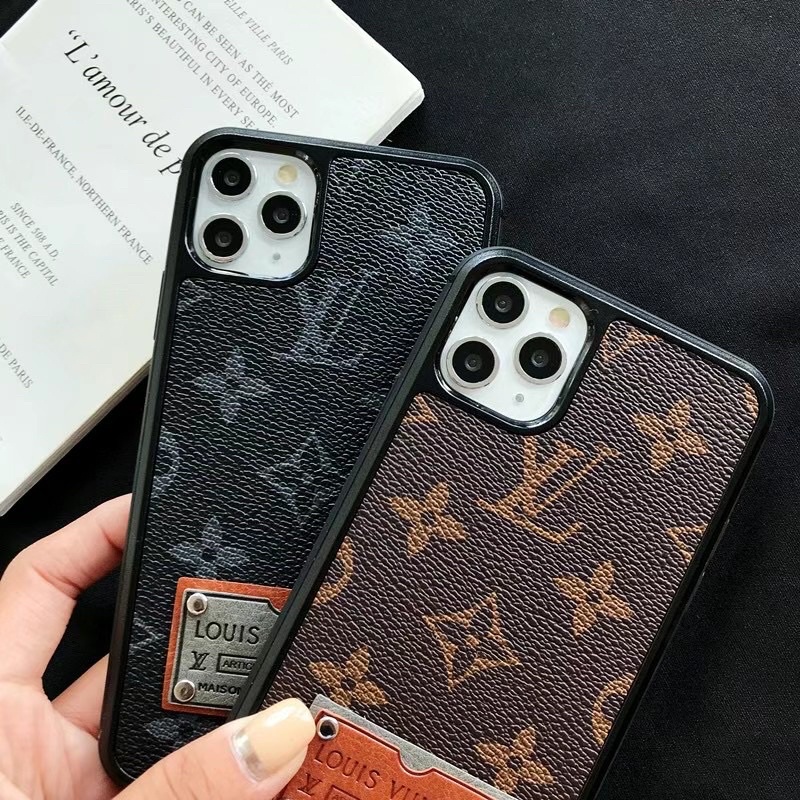 LV LEATHER HARD CASE IPHONE 7 Plus 7+ 8 8+ X Xs Xr XsMAX 11 11Pro 11ProMax 12 12Mini 12Pro 12ProMax