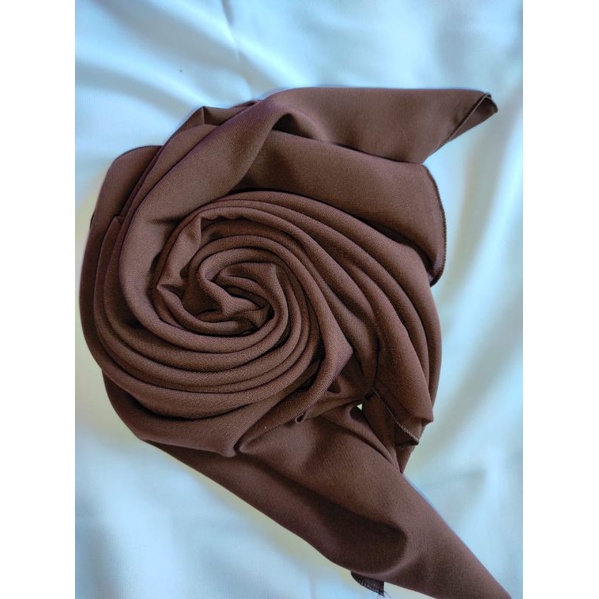 BERGO JUMBO NON PED ANTEM XL / JILBAB HIJAB SYARI JUMBO WOLFIS-Coklat