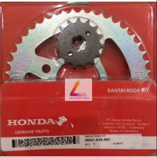 06401-K45-N01 Gir Set Gear Set CBR 150