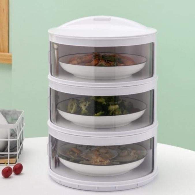 Tempat Makanan 3 Susun/Tudung Saji 3 Susun/Rak Makanan 3 Susun Promo Hari Ini