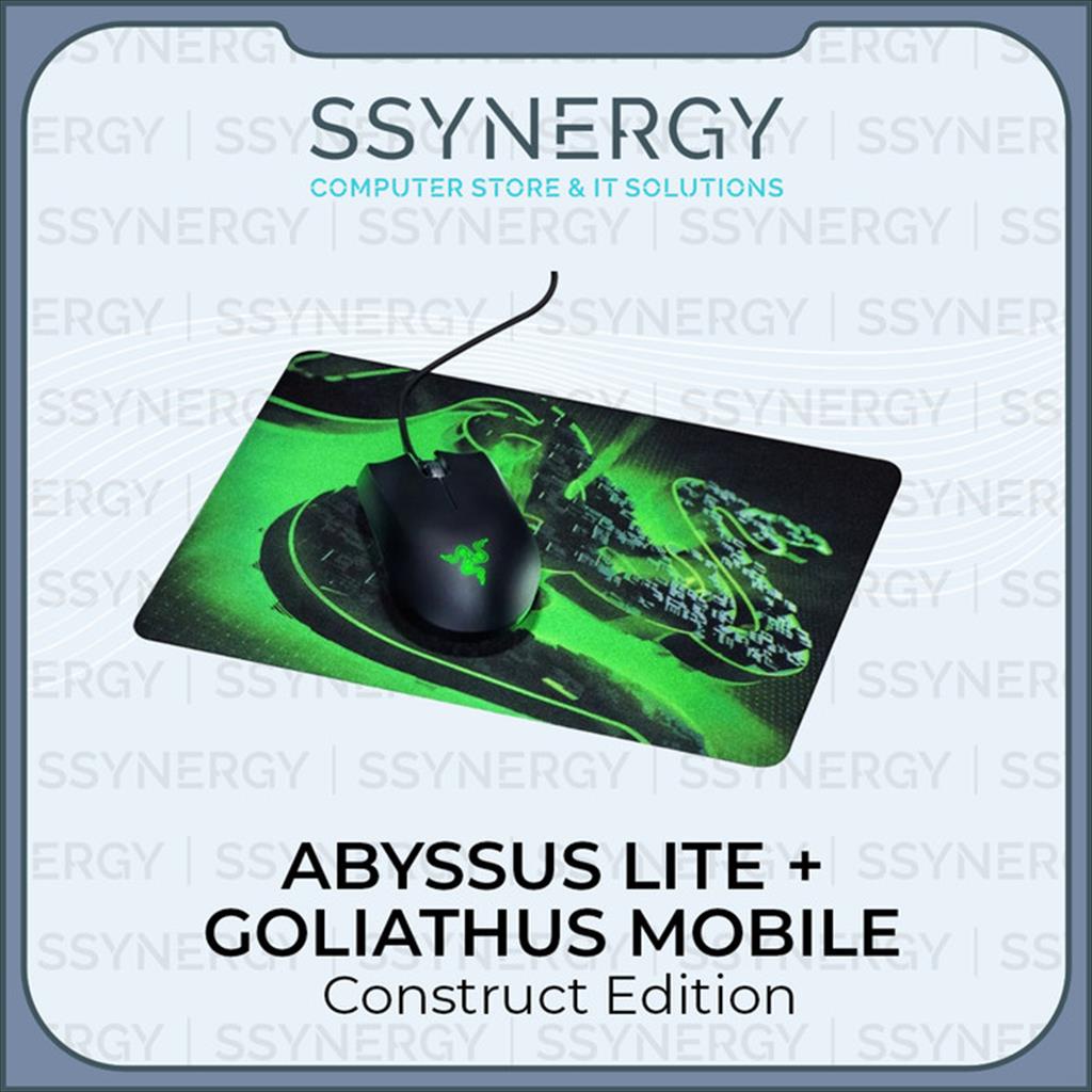 Razer Abyssus Lite & Razer Goliathus Mobile Construct Edition - Mouse
