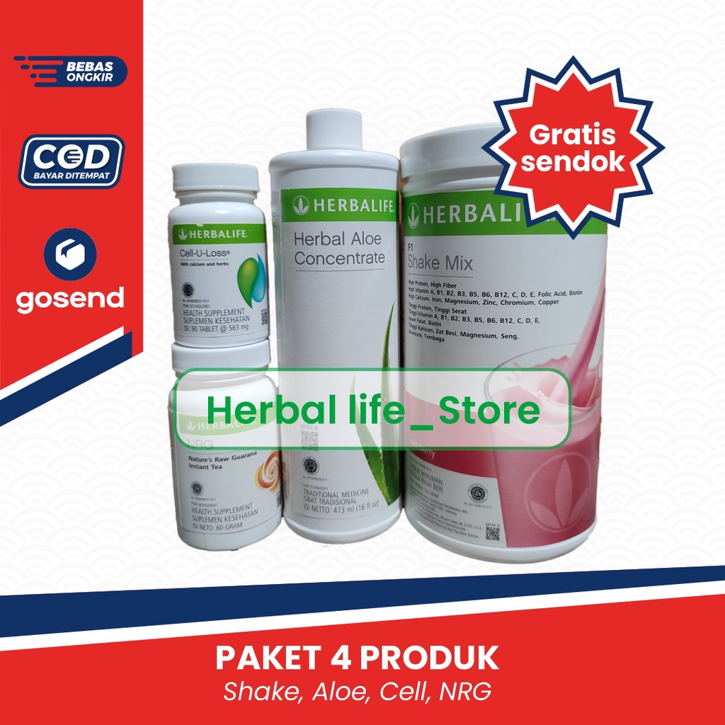 Paket herbalife diet-produk herbalife original-herbalife shake original 1 paket