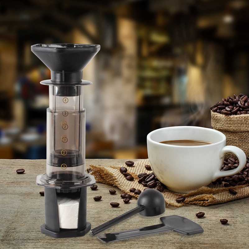 Aeropress Coffee Maker Kopi Press Aerobie Tekan Espresso Set Alat Mesin Pres Kedai Aero Portable