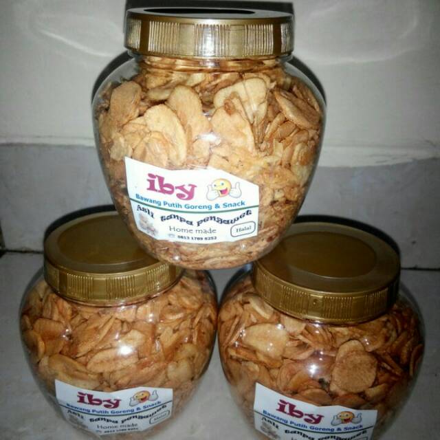 

Bawang putih iris goreng