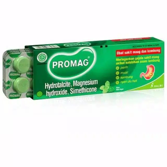 Promag Tablet Kunyah 1 Kotak