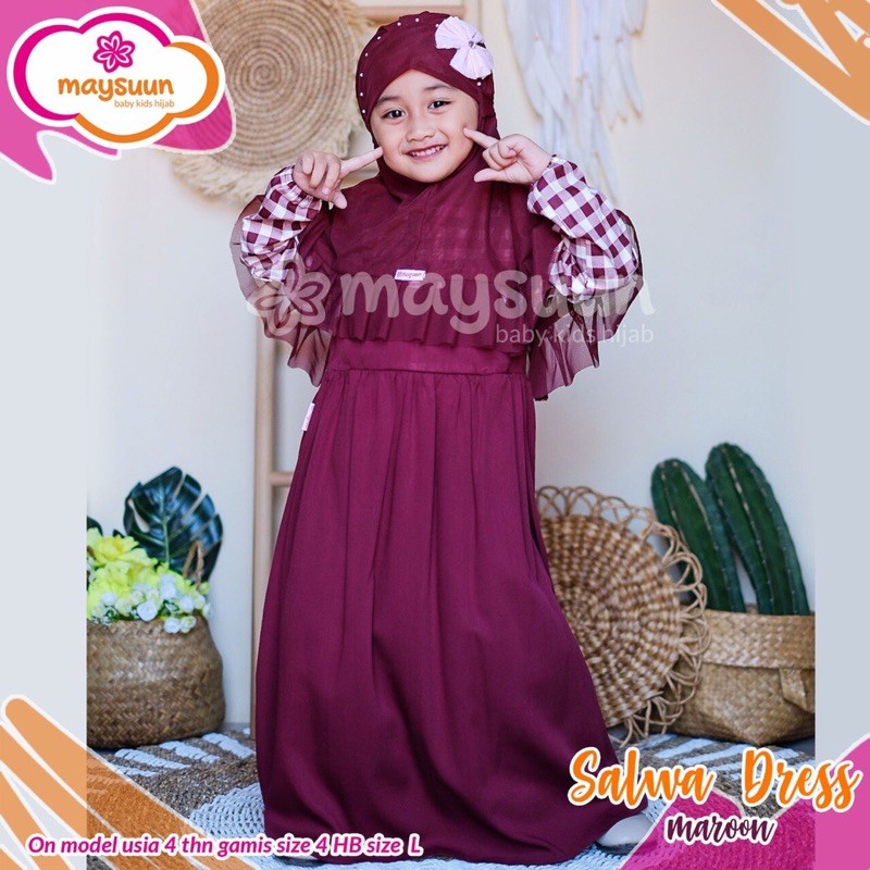 Salwa by Maysuun baby kids hijab