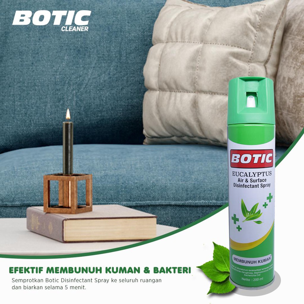 BOTIC - Disinfectan Spray Aroma Eucalyptus 200ml