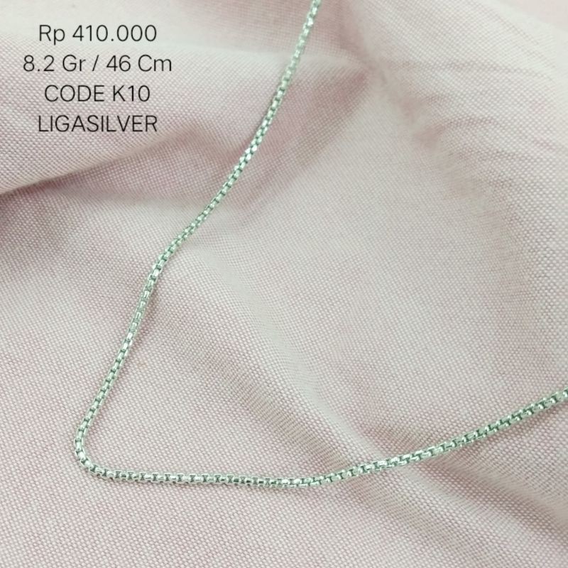 Kalung perak pria silver 925