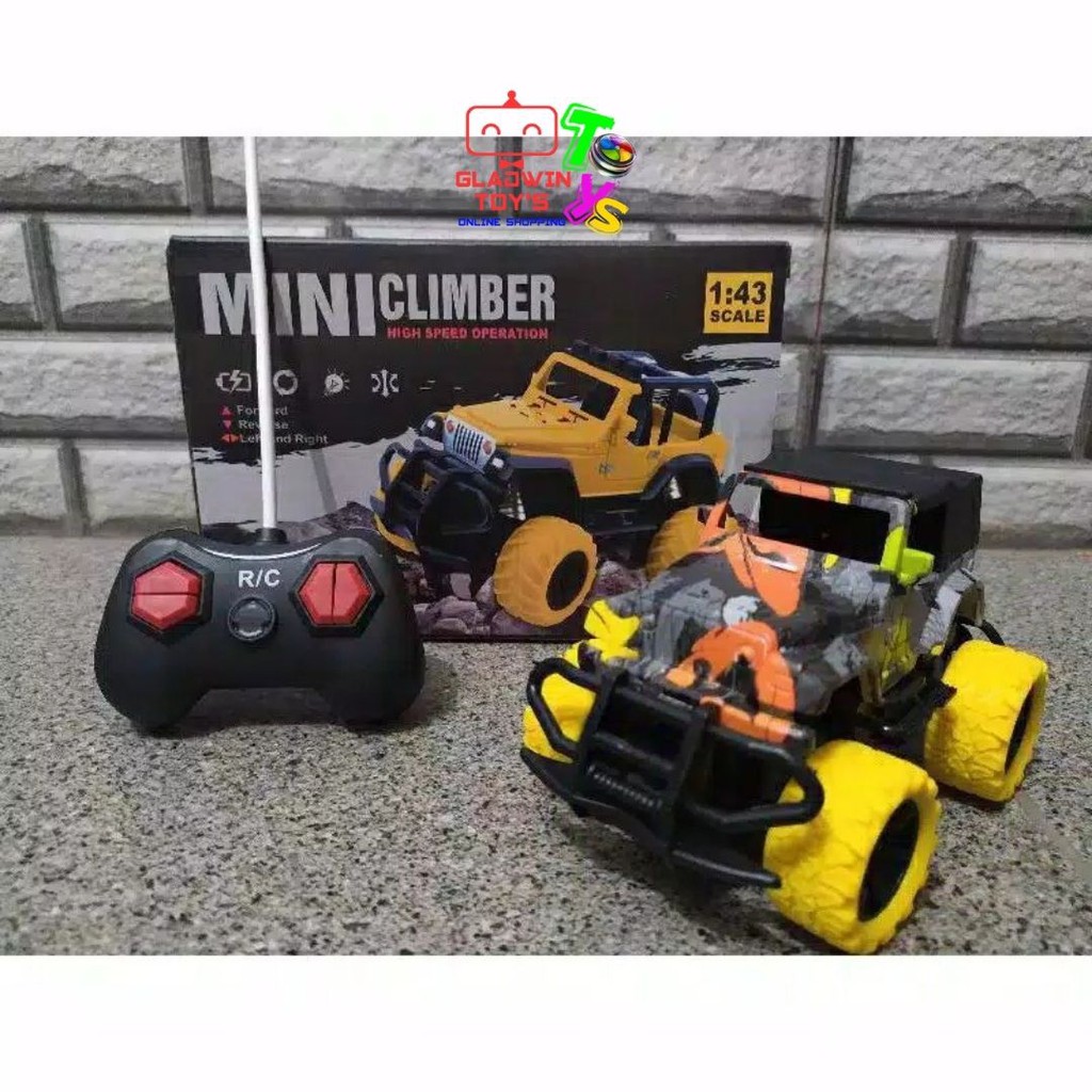 MAINAN MOBIL MONSTER REMOTE CONTROL MINI CLIMBER CROSS COUNTRY