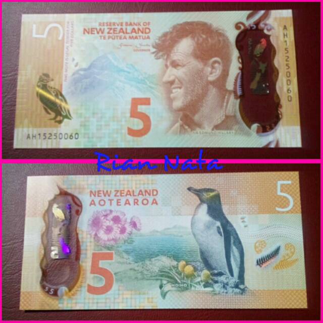 Ready Uang dari negara New Zealand