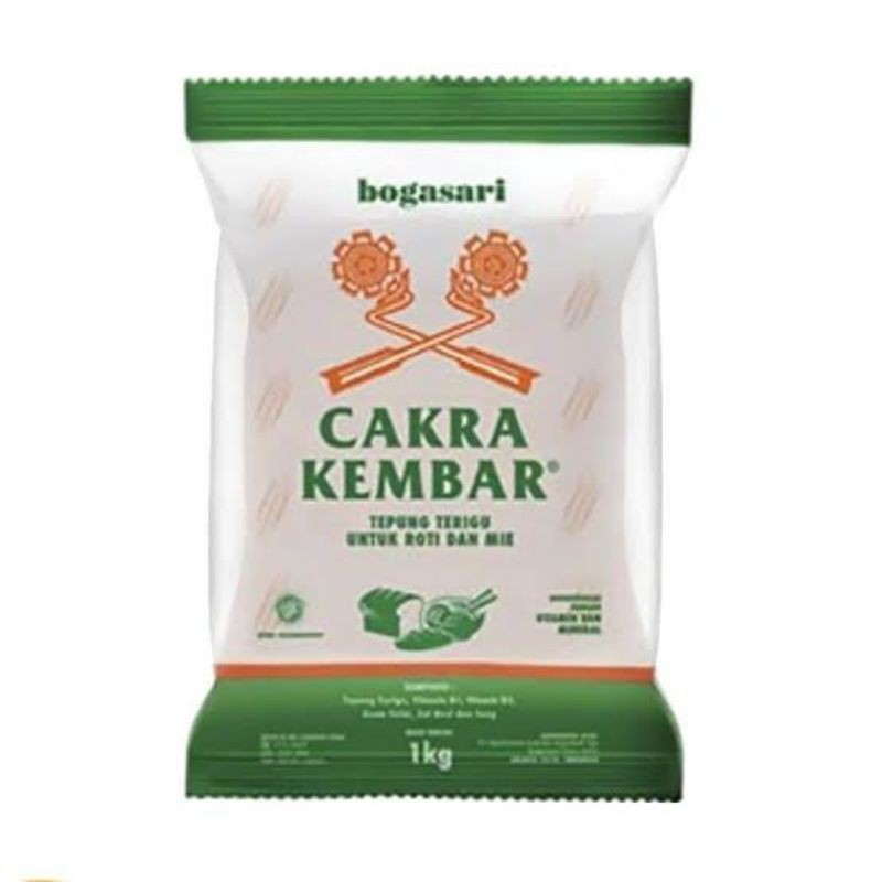 

Bogasari Cakra Kembar Tepung Terigu Ekonomis 1kg