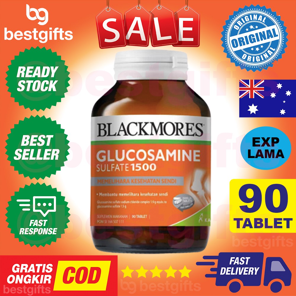 BLACKMORES GLUCOSAMINE SULFATE SULPHATE 1500MG 1500 MG KALBE VITAMIN SENDI TULANG - 90 TABLET