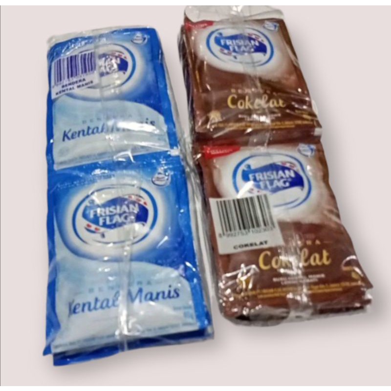 

susu kental manis Frisian flag renceng isi 6@40gr