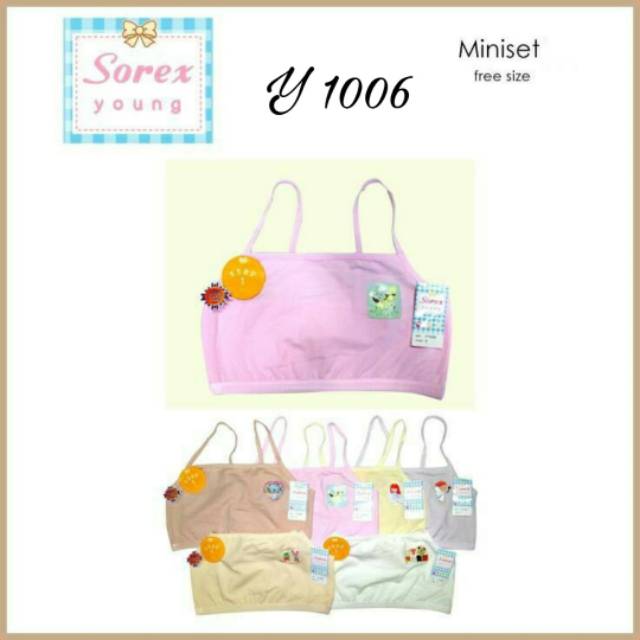 Miniset Anak Perempuan Step 1-2 Sorex Young Tali Y 1006 (3pcs)