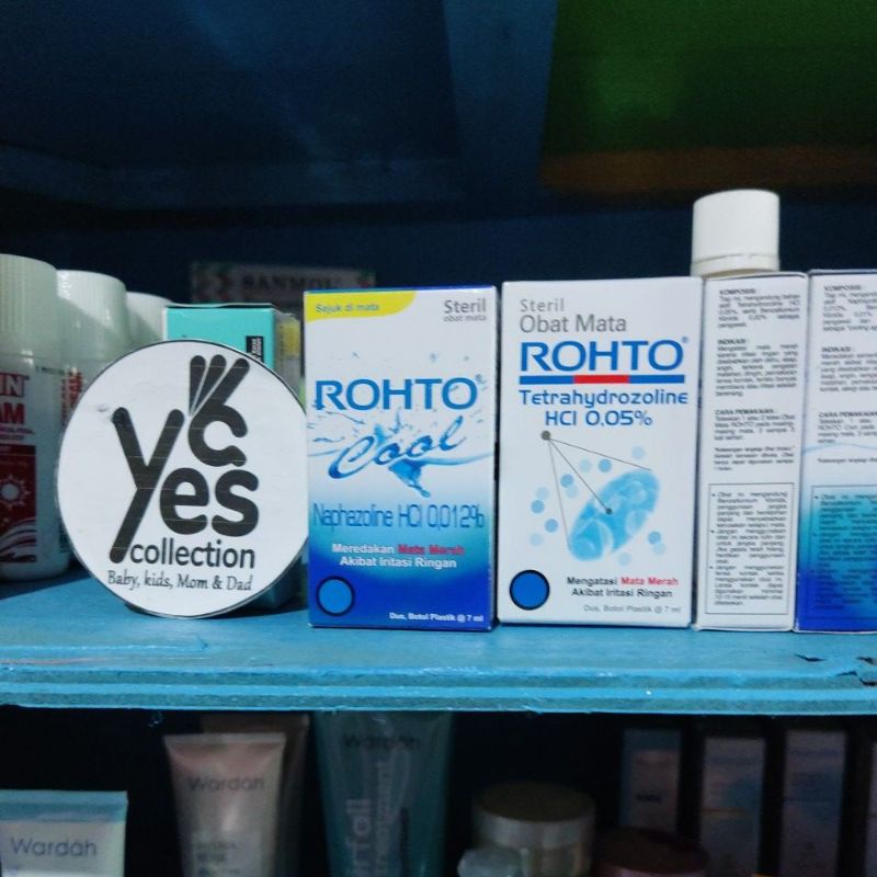 Rohto Obat tetes Mata Steril Sejuk 7 ml Rotho Cool Iritasi ringan Mata Merah