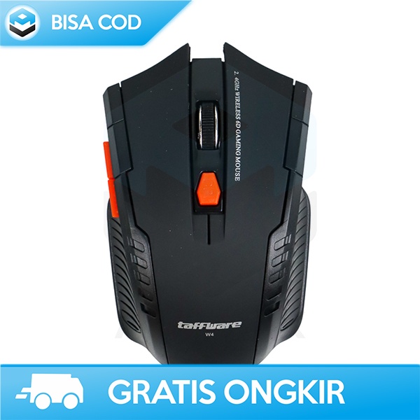 MOUSE FANTECH GAMING 2.4 GHZ NANO AMBIDEXTROUS NIRKABEL BY TAFFWARE W4