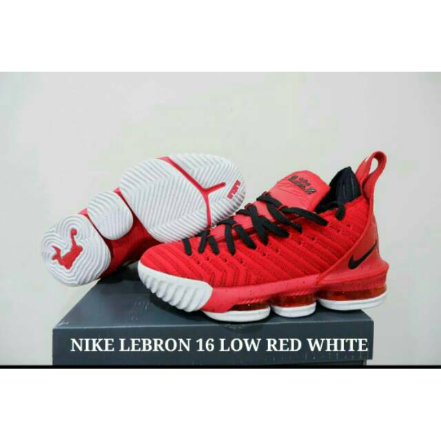 nike lebron red and white