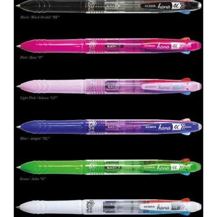 

Pulpen 4 Warna Zebra Hana