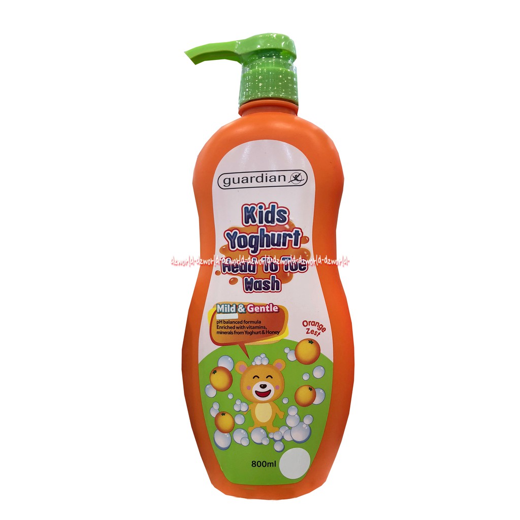 Guardian Kids Yougurt Head To Toe Wash 750ml Sabun Mandi Bayi